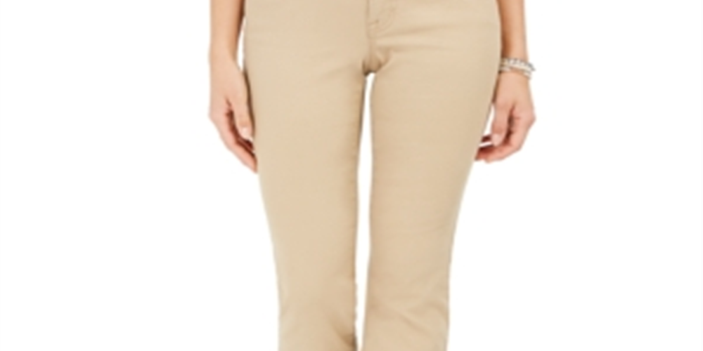 Style & Co Women's Tummy Control Bootcut Jeans Brown Size 22X5
