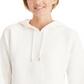 Ideology Women's Zip Hem chic Hoodie White Size XL