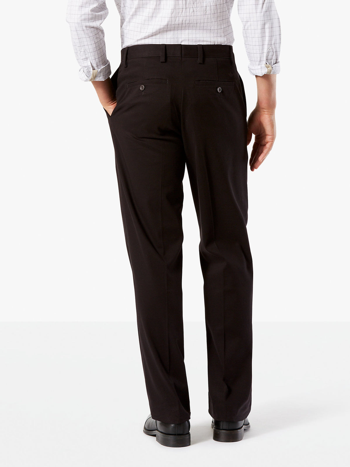 Dockers Men's Easy Stretch Classic Fit Pants Black Size 30X30