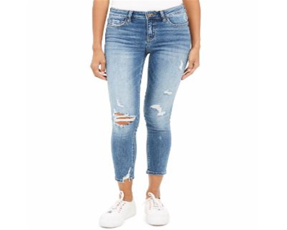 Flying Monkey Women's Destructed Skinny Jeans Blue Size 27