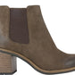 White Mountain Women's Destiny Faux Suede Ankle Booties Brown Size 6 M