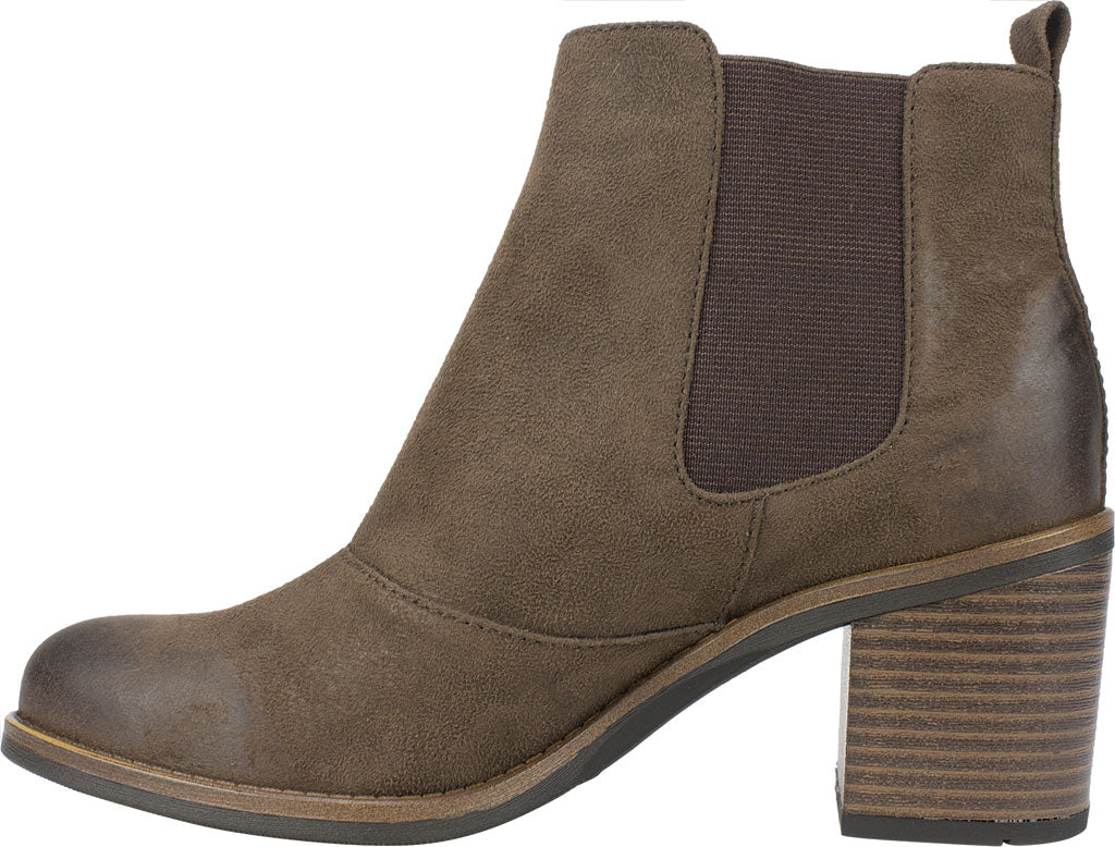 White Mountain Women's Destiny Faux Suede Ankle Booties Brown Size 6 M