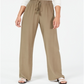 Be Bop Junior's Wide Leg Soft Pants Green Size Medium