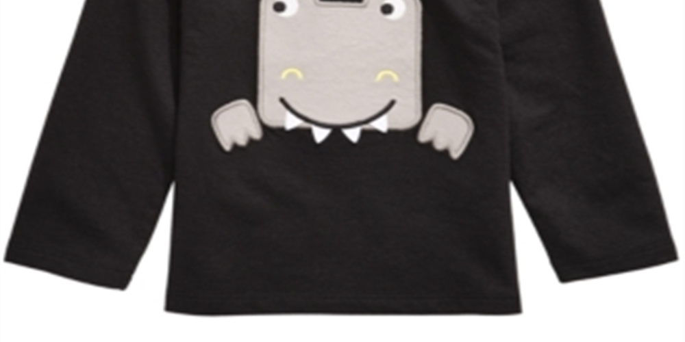 First Impressions Infant Boys Dino Print T-shirt Black Size 18MOS