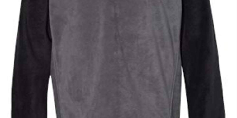 Columbia Men's Steens Mountain Half-Zip Fleece Jacket in Black/Grill Size Medium