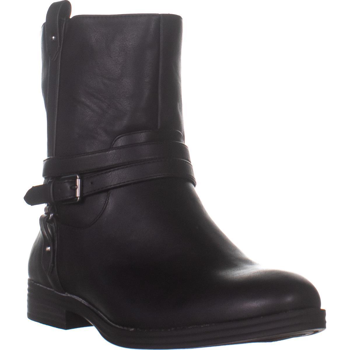 Style & Co Women's  State Zip up Ankle Boots Black Size 11M