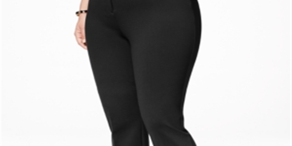 Alfani Womem's Hollywood Skinny Ponte Pants Comfort Waist Black Size 26W