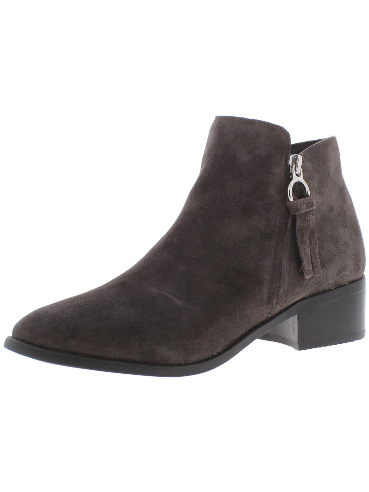Steve Madden Dacey Suede Ankle Booties Black Size 6
