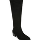 Bar III Womens Vayla Suede Almond Toe Knee High Fashion Boots Black Size 8.5 M