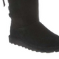 Bear Paw Womens Black 1/2 Platform Stain Resistant Water Resistant Lined Phylly Round Toe Wedge Lace-up Snow Boots 7 M