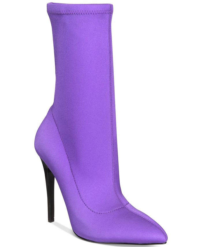 Call It Spring Women's Ankle Sock Boot -Purple Size 8.5 B