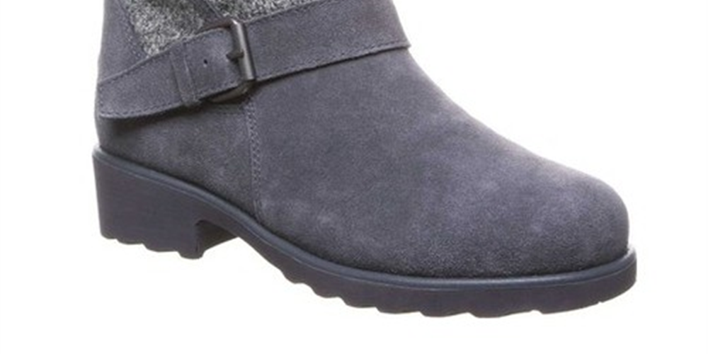 Bearpaw Women's Avery Booties Gray Size 9M