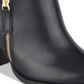 Guess Gather Dress Booties Leather Black Size 7.5 M