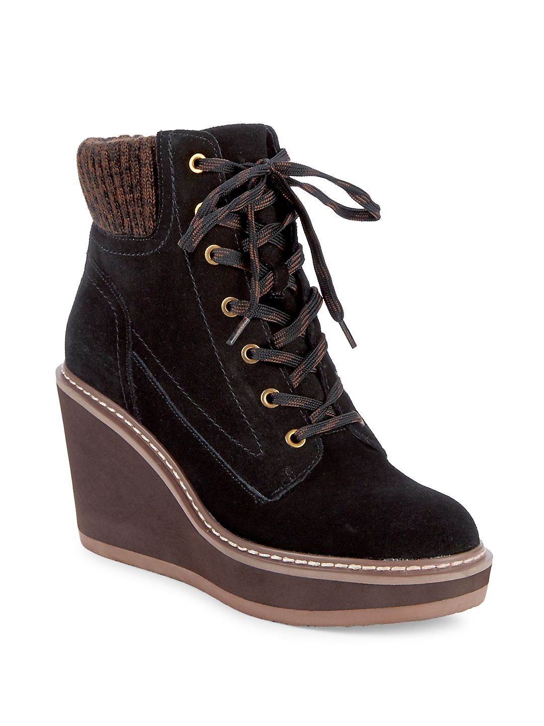 Tommy Hilfiger Women's Solenne Boot Black Multi  Size 9.5