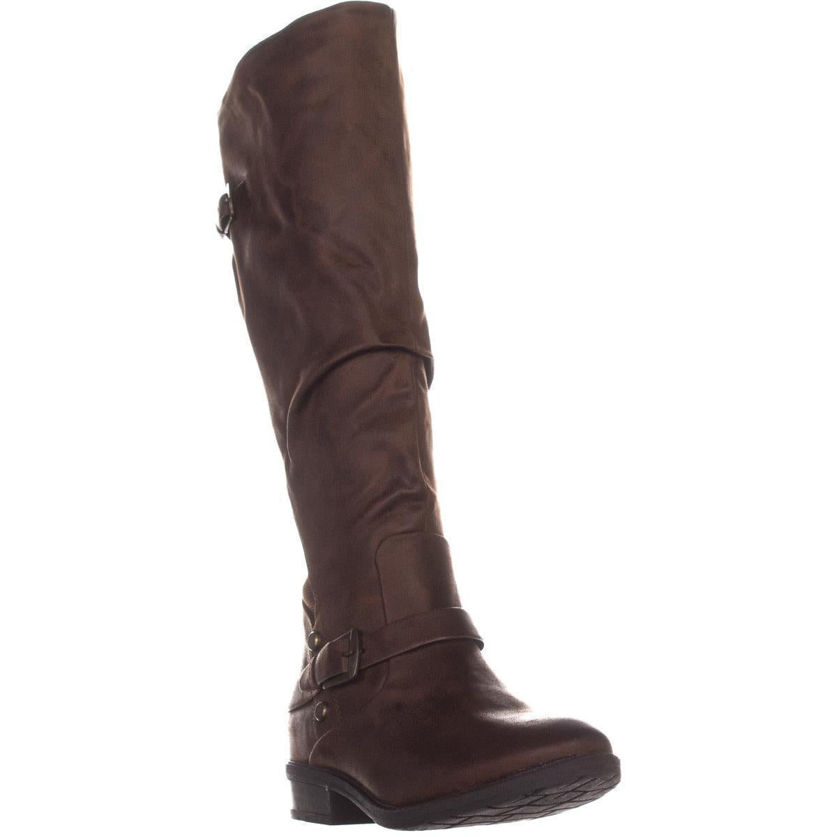 Baretraps Women's Yanessa Knee High Boots Brush Brown Size 7.5 M