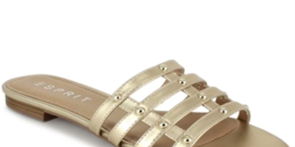 Esprit Women's Kylee Flat Sandals Yellow Size 10 M