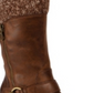 Bare Traps Women's Round Toe Block Heel Zip up Boots Brown Size 8.5 M