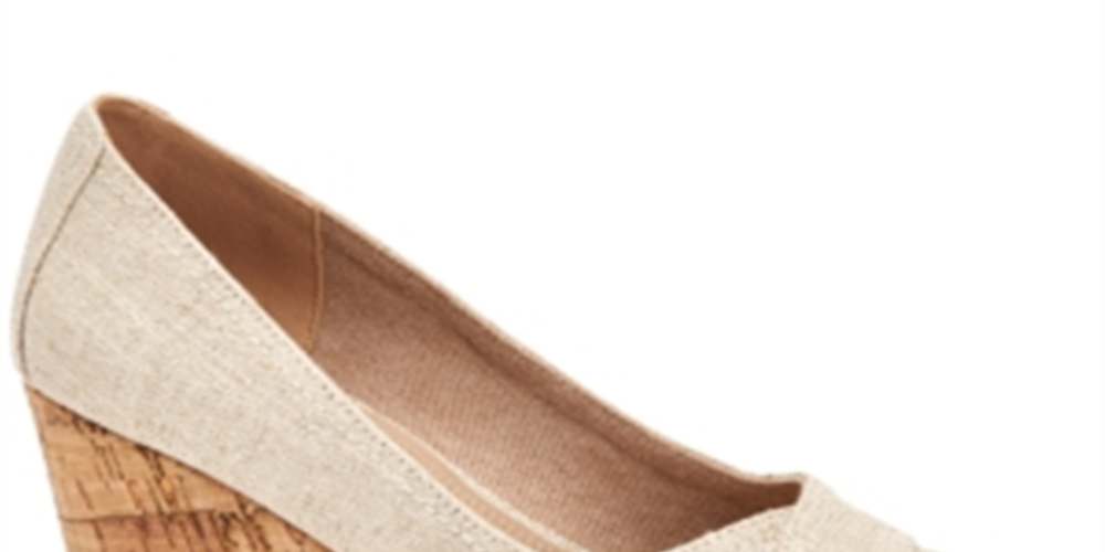 Charter Club Women's Toniie Wedge Sandals Platnium Size 7.5M