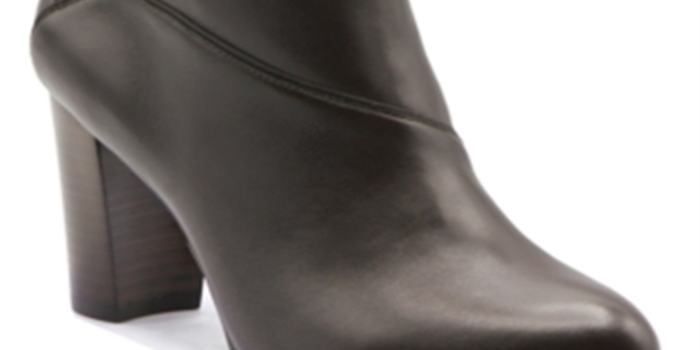 Adrienne Vittadini Women's Java Trella Ankle Booties Brown Size 8 M