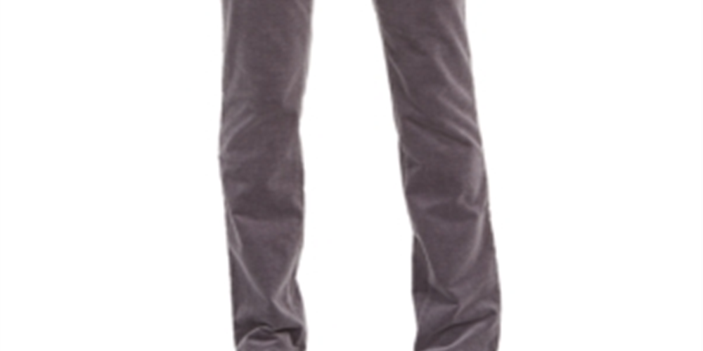 Charter Club Women's Lexington Corduroy Tummy Control Pants Grey Size 10