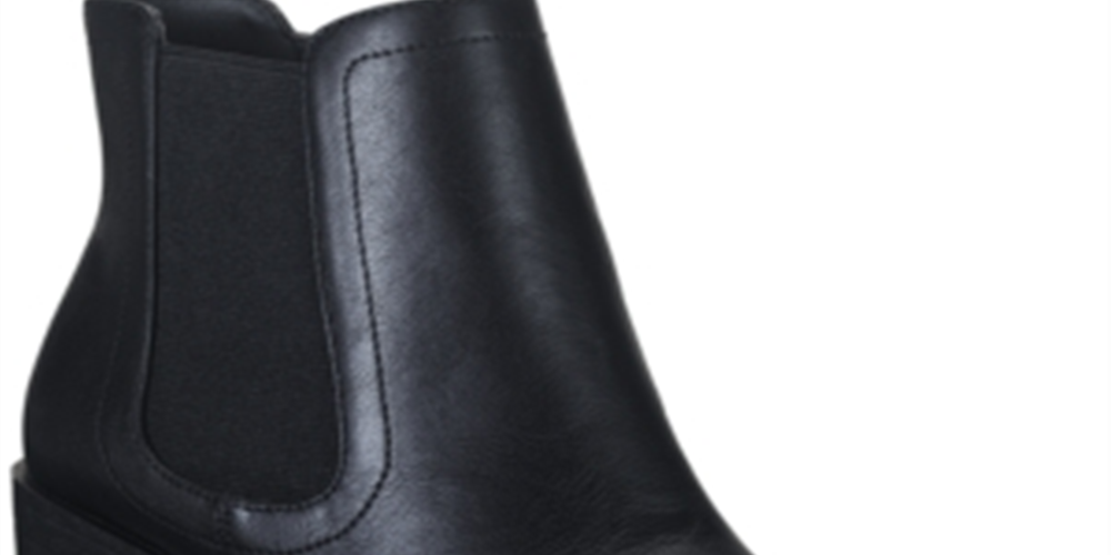 American Rag Women's Morghan Fabric Closed Toe Ankle Chelsea Boots Black Size 11 M