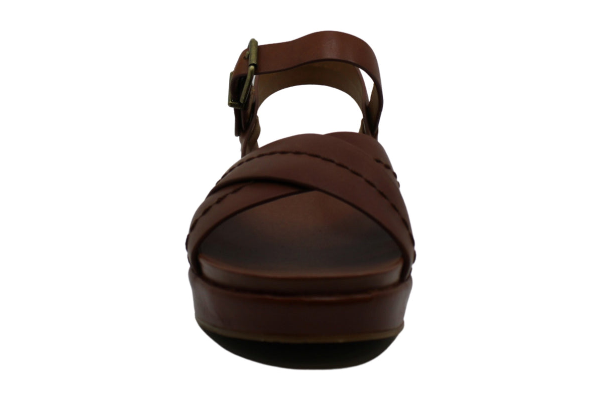 Patricia Nash Women's Leila Open Toe Beach Platform Sandals Brown Size 9M
