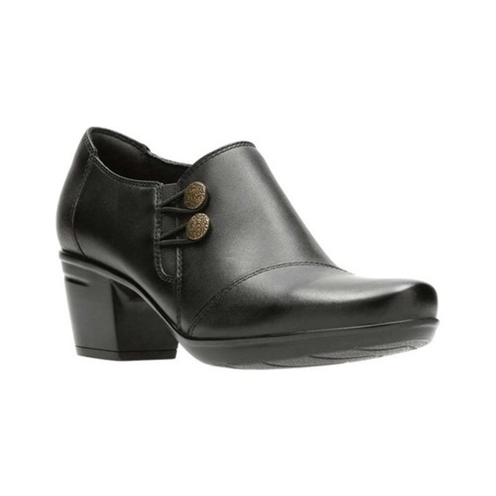 Clarks Women's Emslie Warren Bootie Black Size 6 M