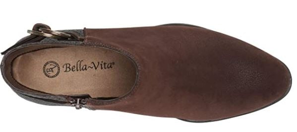 Bella Vita Women's Henley II Ankle Boot Brown Size 7.5 M