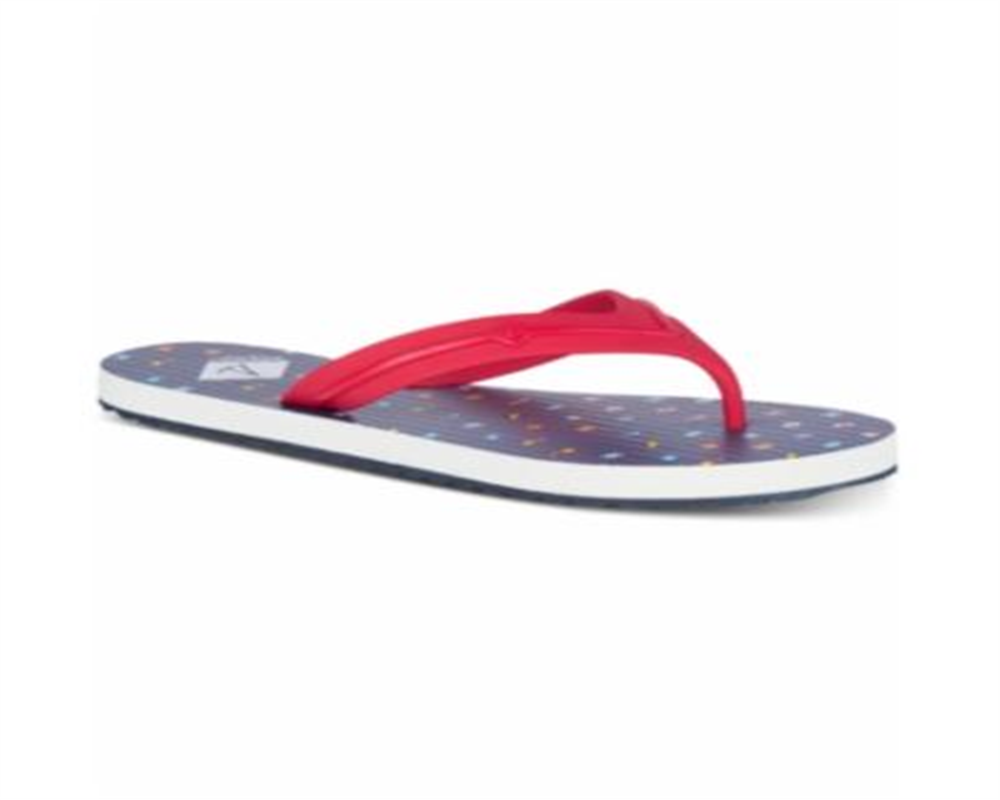 Sperry Women's Warf Thong Slip on Flip-Flops Red  Size 9M