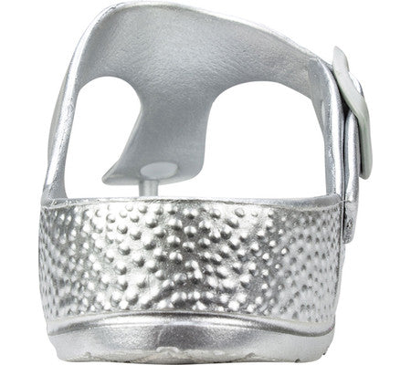 Seven Dials by White Mountain Women's Sandals  Cadella Thong Sandal  Silver Size 10 M
