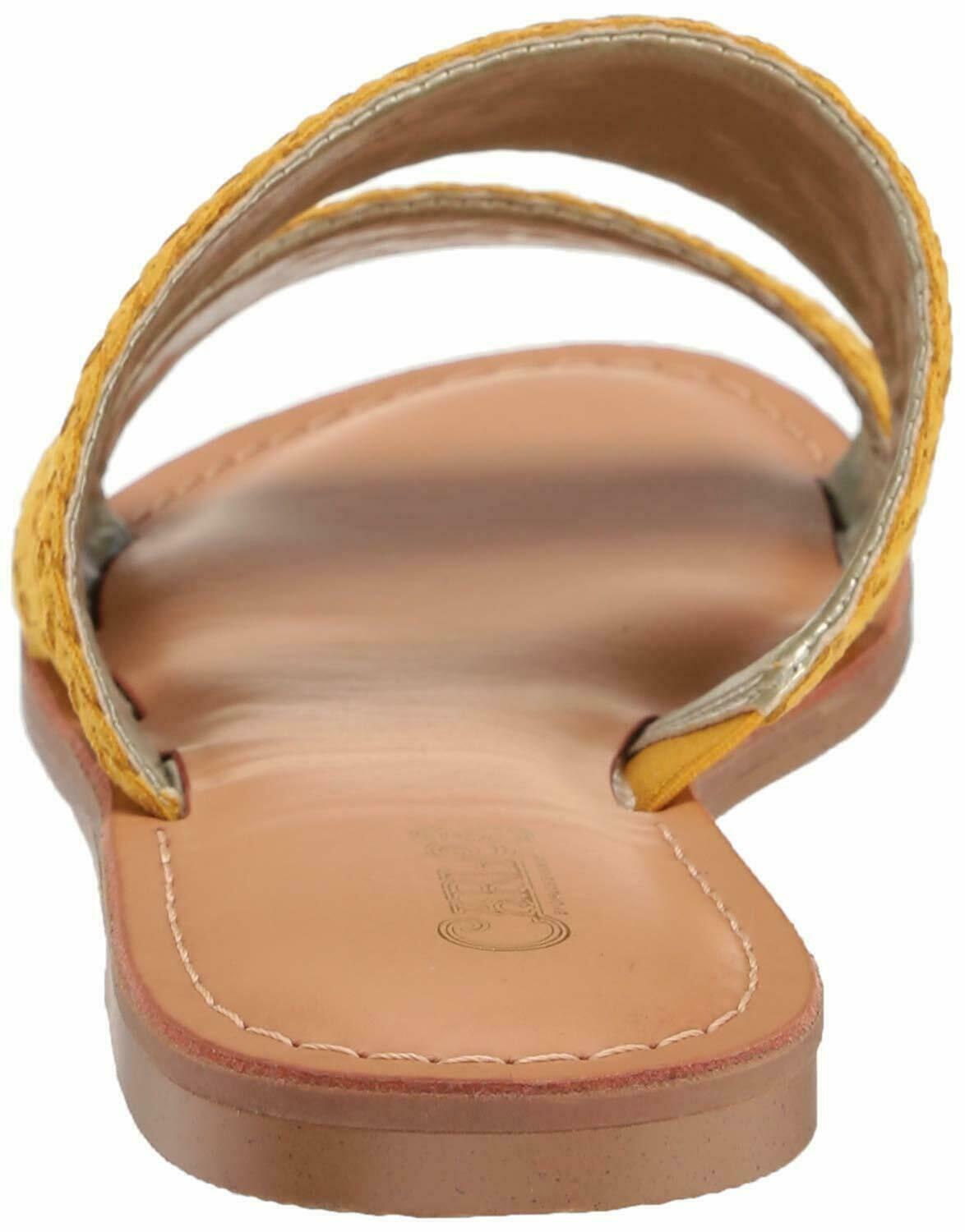 Carlos by Carlos Santana Women's Holly Sandal Yellow Size 6 M