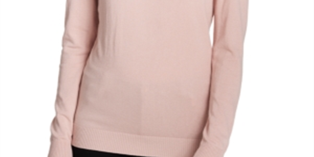 Calvin Klein Women's Turtleneck Sweater Pink Size X-Small