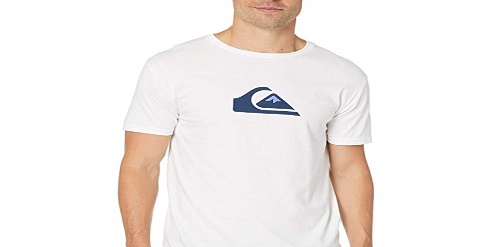 Quiksilver Men's Comp Logo HO19 Shirts White Size Small