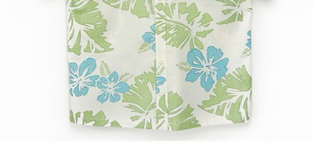Men's Button Down Moahala Floral Shirt Beige Size X-Small