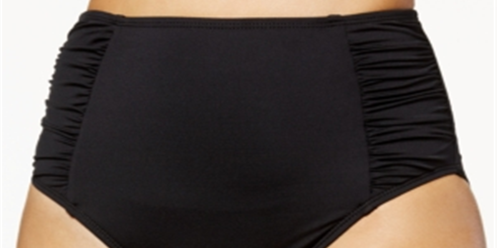 Bar III Women's Bikini Swim Bottom Black Size M