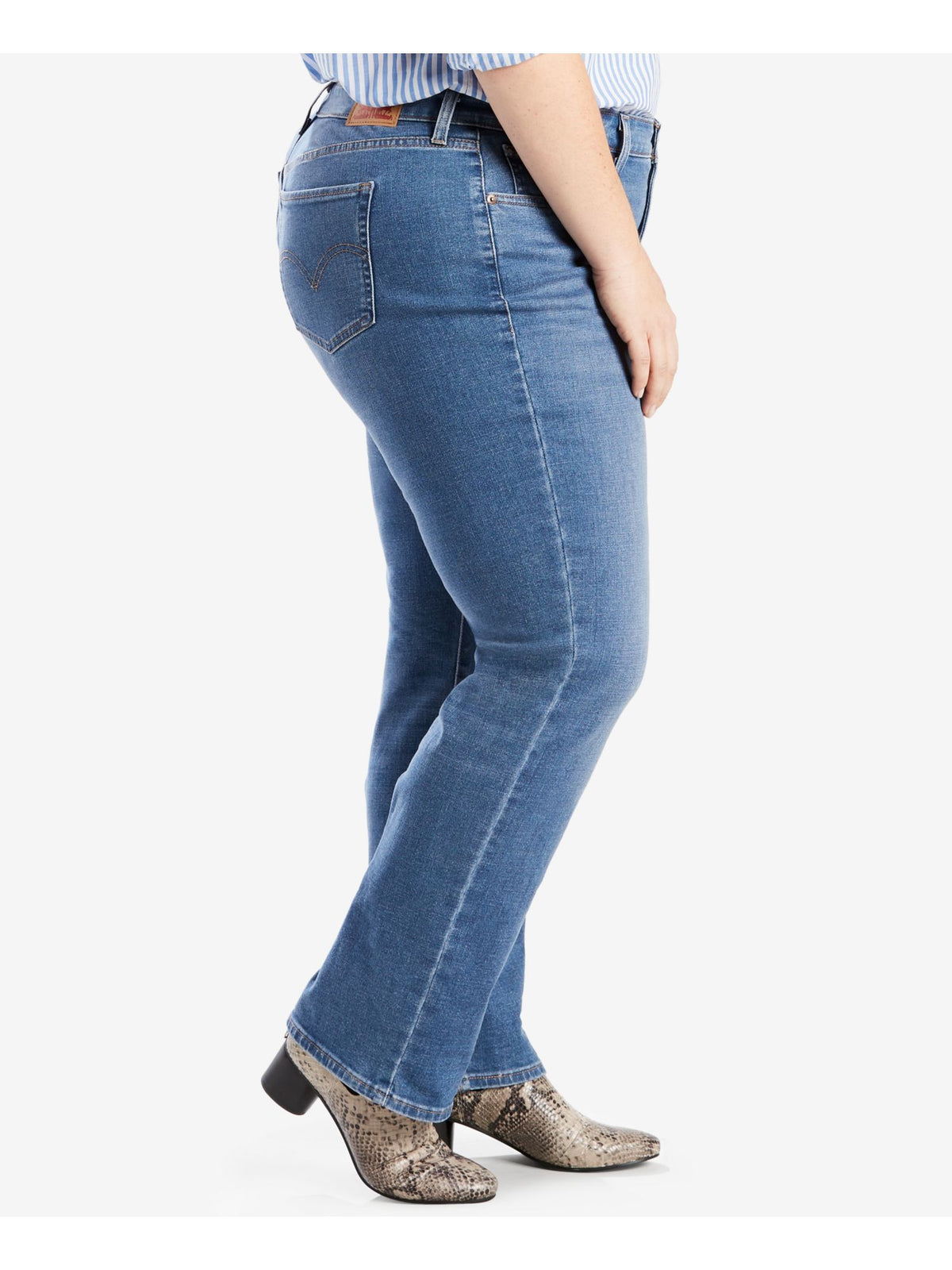 Levi's Women's Straight Leg Jeans Blue Size 24W