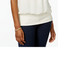 JM Collection Women's Flutter Sleeve Top Yellow Size X-Small