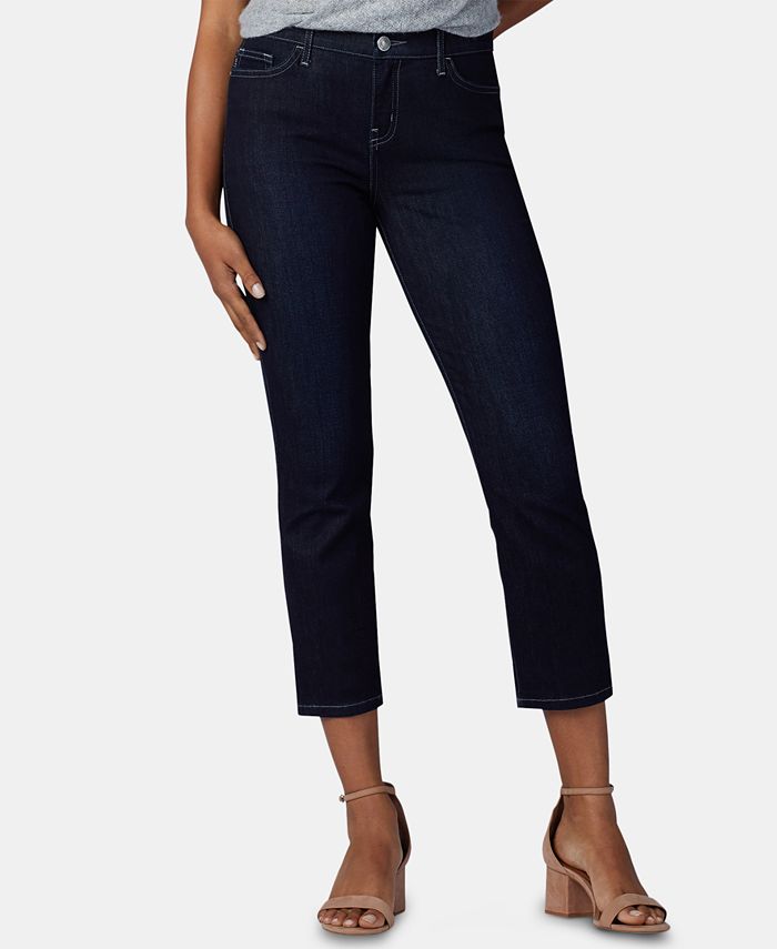 Lee Platinum Women's Petite Cropped Skinny Jeans Blue Size 16 P