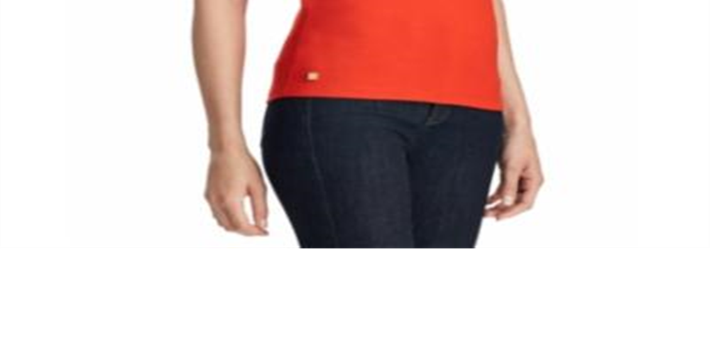 Ralph Lauren Women's Stretch Turtleneck Top Red Size Petite Small