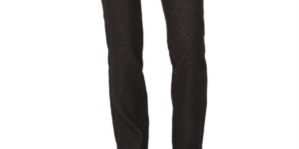 Charter Club Women's Printed Stretch Casual Pants Black Size  18