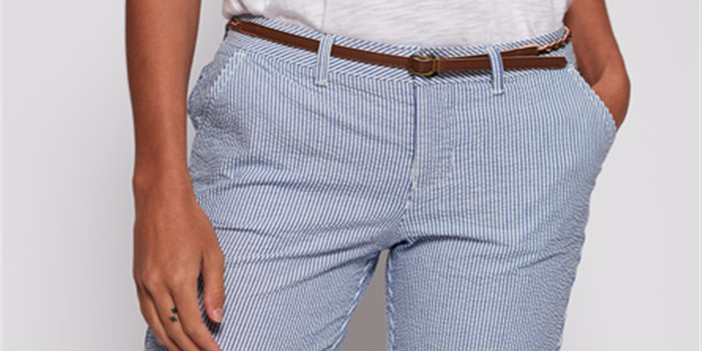 Superdry Women's Chino Shorts Blue Size 12
