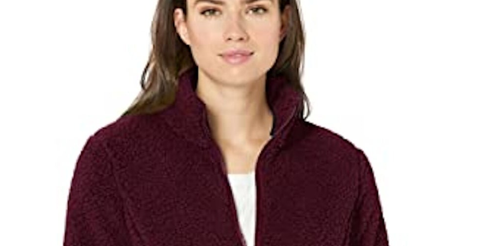 Calvin Klein Women's Zip up Jacket Purple Size Medium