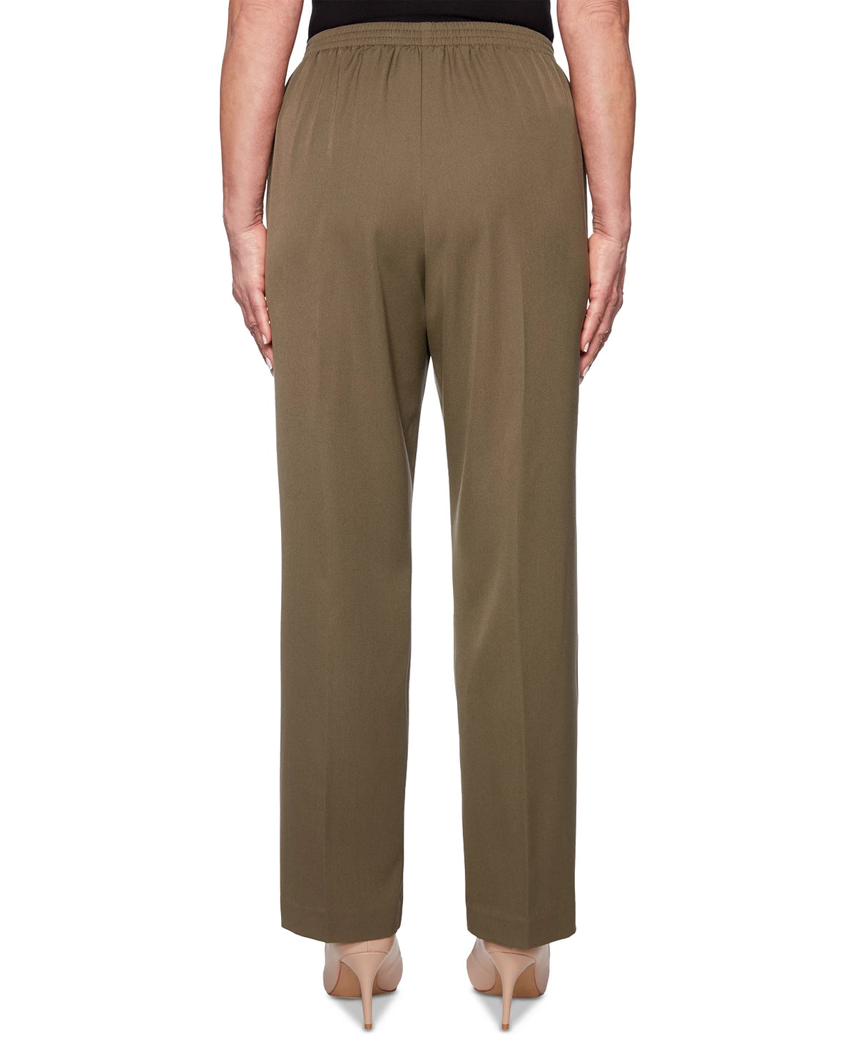 Alfred Dunner Women's Petite Cedar Canyon Pull-On Pants Green Size 24X6
