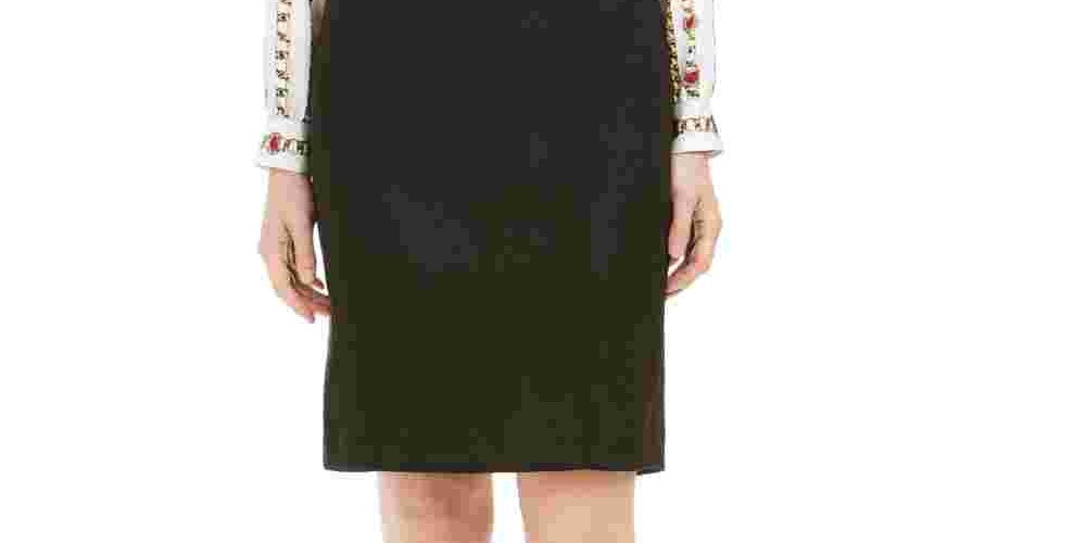 Kasper Women's Above The Knee Pencil Wear To Work Skirt Black Size 6