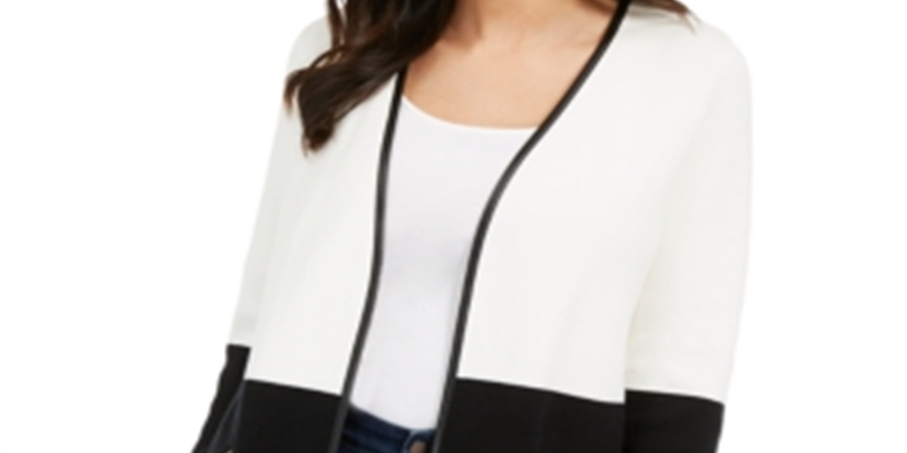 Charter Club Women's Long Sleeve Sweater White Size X-Large