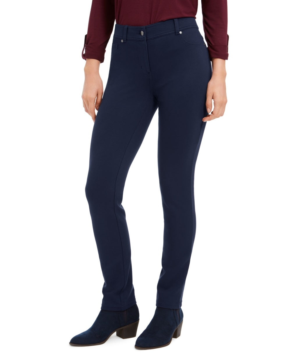 Style & Co Women's Slim Pants Navy Size 2