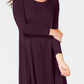 Style & Co Women's Swing Dress Purple Size Medium
