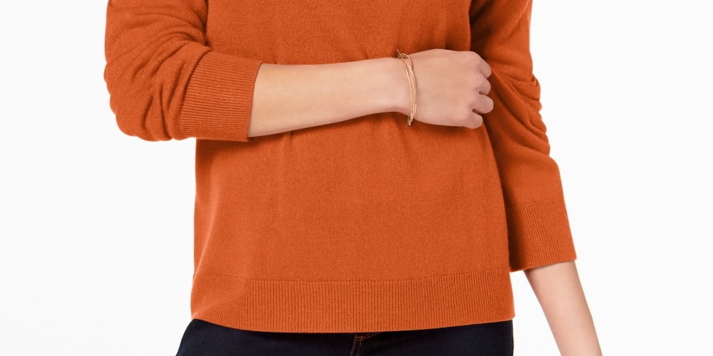 Karen Scott Women's Turtleneck Sweater Red Size XX Large