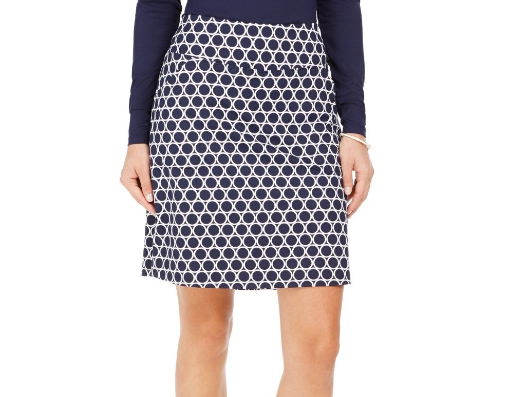 Charter Club Women's Printed Skort Blue Size X-Small