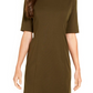 Alfani Women's Solid Sheath Dress Green Size 2 Petite